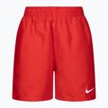 Детски къси панталони за плуване Nike Essential 4" Volley червени NESSB866-614