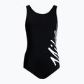 Детски бански костюм от една част Nike Crossback черен NESSC727-001