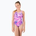 Детски едноцветен бански Nike с множество щампи Fastback Цвят NESSC755-989 4