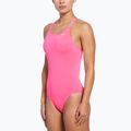 Дамски бански костюм от една част Nike Hydrastrong Solid Fastback hyper pink