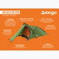 Палатката за трекинг Vango Helvellyn 200 pamir green за 2 лица 18