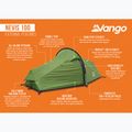 Палатката за трекинг Vango Nevis 100 pamir green за 1 човек 14