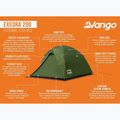 Палатка за трекинг 2-местна Vango Exedra 200 forest green 11