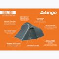 Vango Soul 300 тъмно синя палатка за трекинг за 3 лица 9