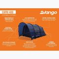Палатка за къмпинг 4-местна Vango Capri 400 twilight blue 10