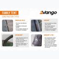Палатка за къмпинг 5-местна Vango Iris 500 twilight blue 11