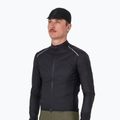 Мъжко яке за колоездене Rapha Brevet Element Wind Jacket black/grey 2