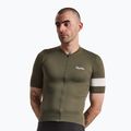Мъжка тениска за колоездене Rapha Core Lightweight Jersey dark green/white