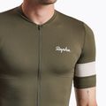 Мъжка тениска за колоездене Rapha Core Lightweight Jersey dark green/white 3