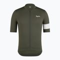 Мъжка тениска за колоездене Rapha Core Lightweight Jersey dark green/white 5