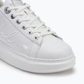 Дамски обувки KARL LAGERFELD Kapri Signia Shine white leather/mono 7