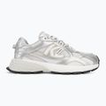 KARL LAGERFELD дамски обувки Orion Sidetrim бяла кожа/текстил със сребро 2