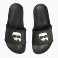 KARL LAGERFELD дамски джапанки Kondo 2.0 NFT black rubber 4