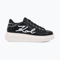 Дамски обувки KARL LAGERFELD Kapri Cornelly Signia Stitch черна кожа