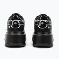 KARL LAGERFELD дамски обувки Anakapri Autograph Studs черна кожа със сребро 2