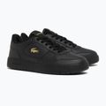 Дамски обувки Lacoste Court Ace Leather black/gold 2