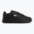 Дамски обувки Lacoste Court Ace Leather black/gold 2