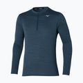 Мъжка тениска за бягане с дълъг ръкав Mizuno Impulse Core Half Zip blue wing teal