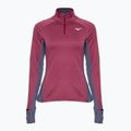 Дамски потник за бягане Mizuno Warmalite Half Zip виолетов кварц