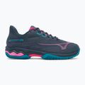 Дамски обувки за падел Mizuno Wave Exceed Light 2 midnight navy/ fuchsia purple/ emamel blue 2