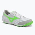 Mizuno Morelia Sala Pro TF мъжки футболни обувки бяло/неоново зелено/галактическо сребристо