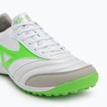 Мъжки футболни обувки Mizuno Morelia Sala Elite TF white/neon green/galaxy silver 7