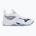 Волейболни обувки Mizuno Wave Dimension Mid бели/bellwether сини/belairblu 2