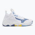 Волейболни обувки Mizuno Wave Momentum 3 Mid бели/bellwether сини/belair сини 2