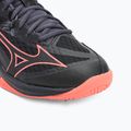 Mizuno Thunder Blade Z обувки за волейбол черни/неонови пламъци/пауново синьо 7