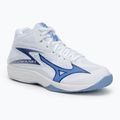 Обувки за волейбол Mizuno Thunder Blade Z Mid white/bellwether blue/bel air blue