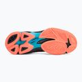 Обувки за волейбол Mizuno Wave Voltage 2 black/neon flame/peacock blue 4