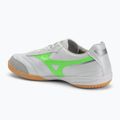Мъжки футболни обувки Mizuno Morelia Sala Pro IN white/neon green/galaxy silver 3