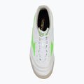 Mizuno Morelia Sala Elite IN мъжки футболни обувки бяло/неоново зелено/галактическо сребристо 5