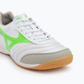 Mizuno Morelia Sala Elite IN мъжки футболни обувки бяло/неоново зелено/галактическо сребристо 7