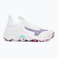 Обувки за волейбол Mizuno Wave Momentum 3 white/violet indigo/camellia rose 2