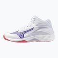 Дамски обувки за волейбол Mizuno Thunder Blade Z Mid white/violet indigo/camellaros 8