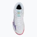 Дамски обувки за волейбол Mizuno Thunder Blade Z Mid white/violet indigo/camellaros 5