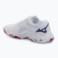 Дамски волейболни обувки Mizuno Wave Lightning Z8 бели/виолетов индиго/camelliaros 3