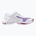 Дамски волейболни обувки Mizuno Wave Lightning Z8 бели/виолетов индиго/camelliaros 8