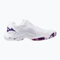 Дамски волейболни обувки Mizuno Wave Lightning Z8 бели/виолетов индиго/camelliaros 9