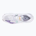 Дамски волейболни обувки Mizuno Wave Lightning Z8 бели/виолетов индиго/camelliaros 11