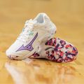Дамски волейболни обувки Mizuno Wave Lightning Z8 бели/виолетов индиго/camelliaros 13