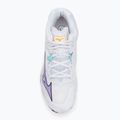 Дамски волейболни обувки Mizuno Wave Lightning Z8 Mid бели/лилаво индиго/camelliaros 5
