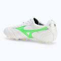 Мъжки футболни обувки Mizuno Morelia II Japan Md white/neon green/galaxy silver 3