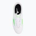 Мъжки футболни обувки Mizuno Morelia II Club Md white/neon green/galaxy silver 5