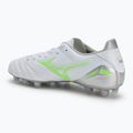 Мъжки футболни обувки Mizuno Morelia Neo IV Pro Md white/neon green/cool gray 3c 3