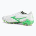 Мъжки футболни обувки Mizuno Morelia Neo IV β Japan Md white/neon green/cool grey 3c 3
