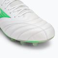 Мъжки футболни обувки Mizuno Morelia Neo IV β Japan Md white/neon green/cool grey 3c 7