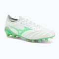 Мъжки футболни обувки Mizuno Morelia Neo IV Β Elite MD white/neon green/cool grey 3c