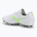 Детски футболни обувки Mizuno Monarcida Neo III Select Jr Md white/neon green 3
